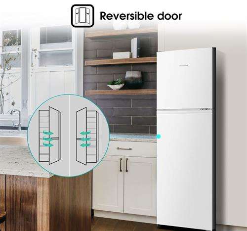Hisense 154L Fridge Top Freezer White
