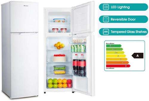 Hisense 154L Fridge Top Freezer White