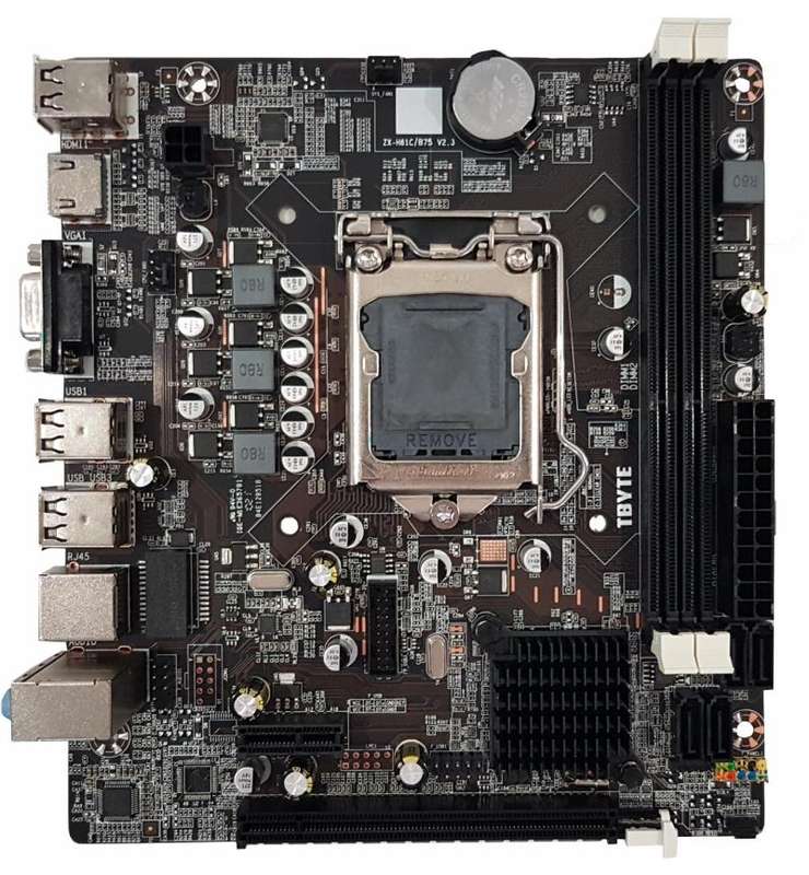 TBYTE H61 Motherboard 3rd Gen LGA1155 Processors DDR3 - H61