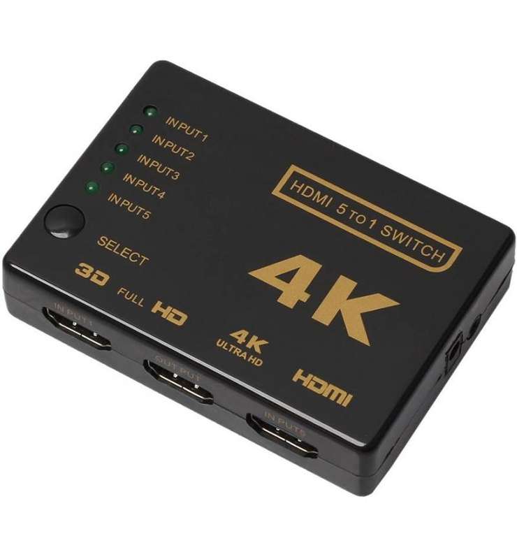 5 Port HDMI Switch 4K