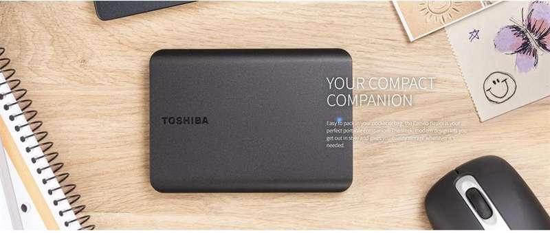 Toshiba 4TB Canvio Basics USB 3.0 Portable Hard Drive