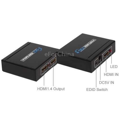 HDCVT 1-2 HDMI 4K Splitter With EDID