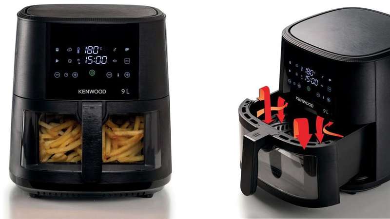 Kenwood 9 Litre Airfryer and Grill with Window