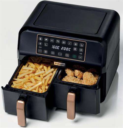 Kenwood Dual K Healthy Fry Airfryer Black