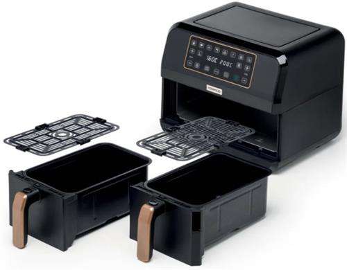Kenwood Dual K Healthy Fry Airfryer Black