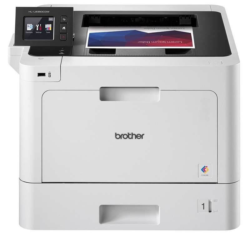 Brother A4 33ppm Mono and Full Colour Duplex Laser Printer Duplex LAN USB
