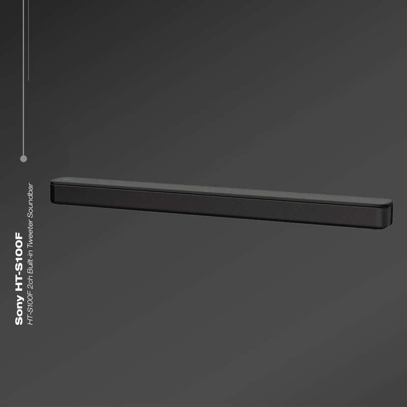 Sony HT-S100F 2ch Single Soundbar with Bluetooth technology