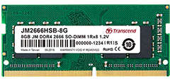 Transcend JetRam 16GB 2x8GB Kit DDR4 2666MHz CL19 SO-DIMM Memory Module