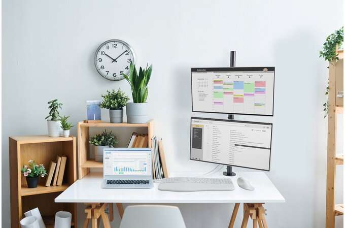 Kensington Vertical Stacking Dual Monitor Arm