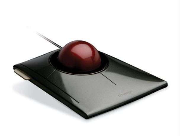 Kensington - Slimblade Wired Trackball - Black (Ambidextrous design for left or right-handed user...