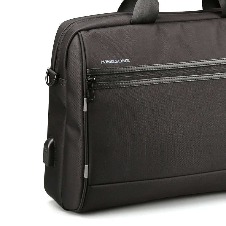 Kingsons 15.6 inch shoulder bag - Global series Black