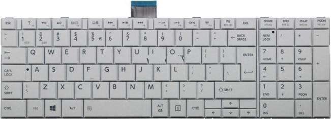 Astrum Laptop replacement Keyboard for Toshiba L850 chocolate W/F Black US