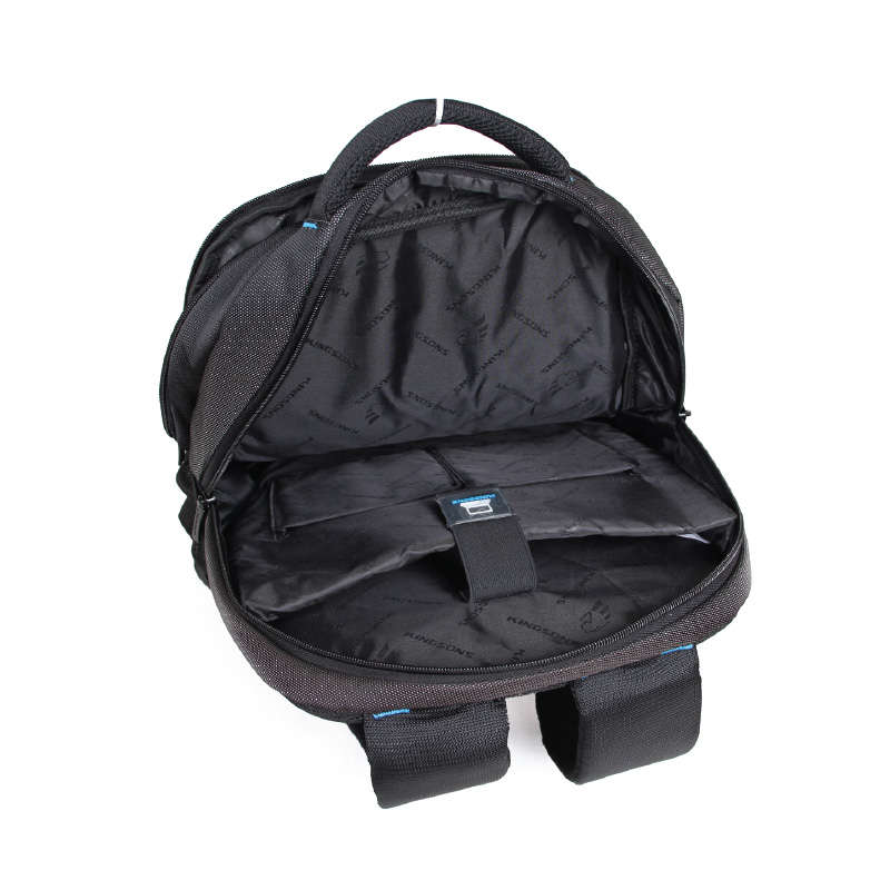 Kingsons 15.4 inch Laptop Backpack with Key Chain - Black