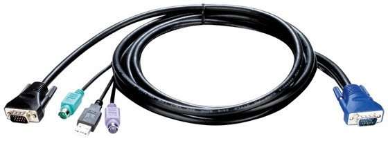 D-Link 1.8M Combo KVM Cable For KVM-440/450