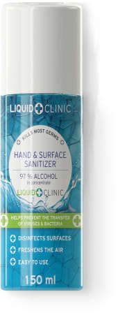 Liquid Clinic Hand Sanitizer Liquid Clinic 150ml Aerosol