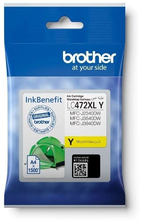 Brother LC472XLY Yellow Ink cartridge