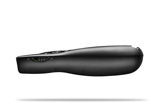 Logitech Wireless Presenter R400 Red Laser Pointer  Up to 15 metre (2.4GHz) range  storable plug ...