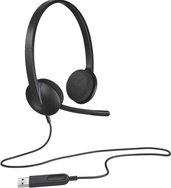 Logitech H340 USB Computer headset Black - USB