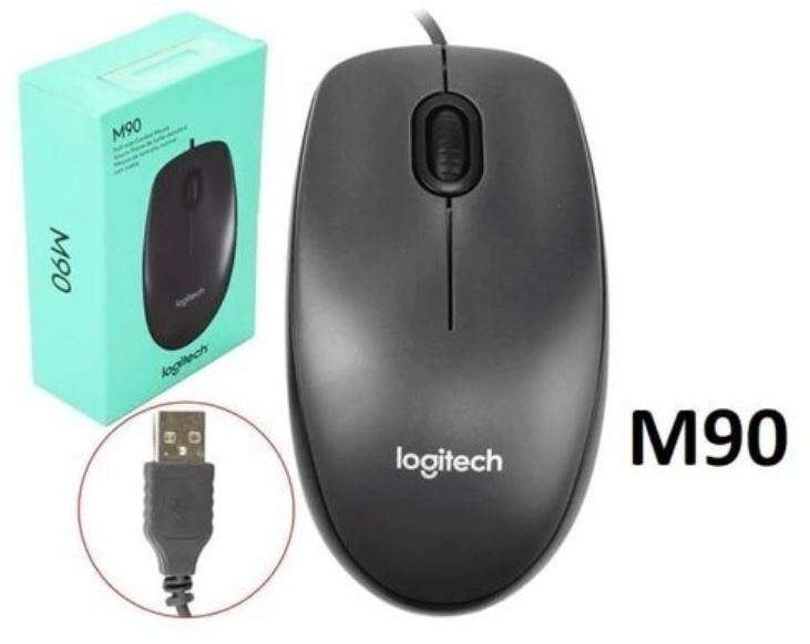 Logitech Mouse M90 Grey USB
