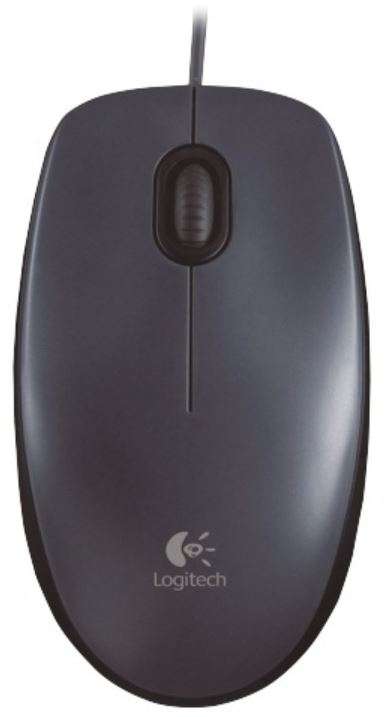 Logitech Mouse M90 Grey USB