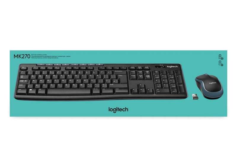 Logitech MK270 Wireless Keyboard and Mouse Combo