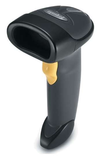 Zebra LS2208 Handheld 1D Laser Black with stand - USB Kit