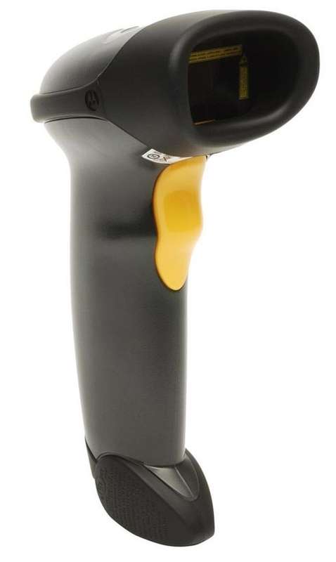 Zebra LS2208 Handheld 1D Laser Black with stand - USB Kit