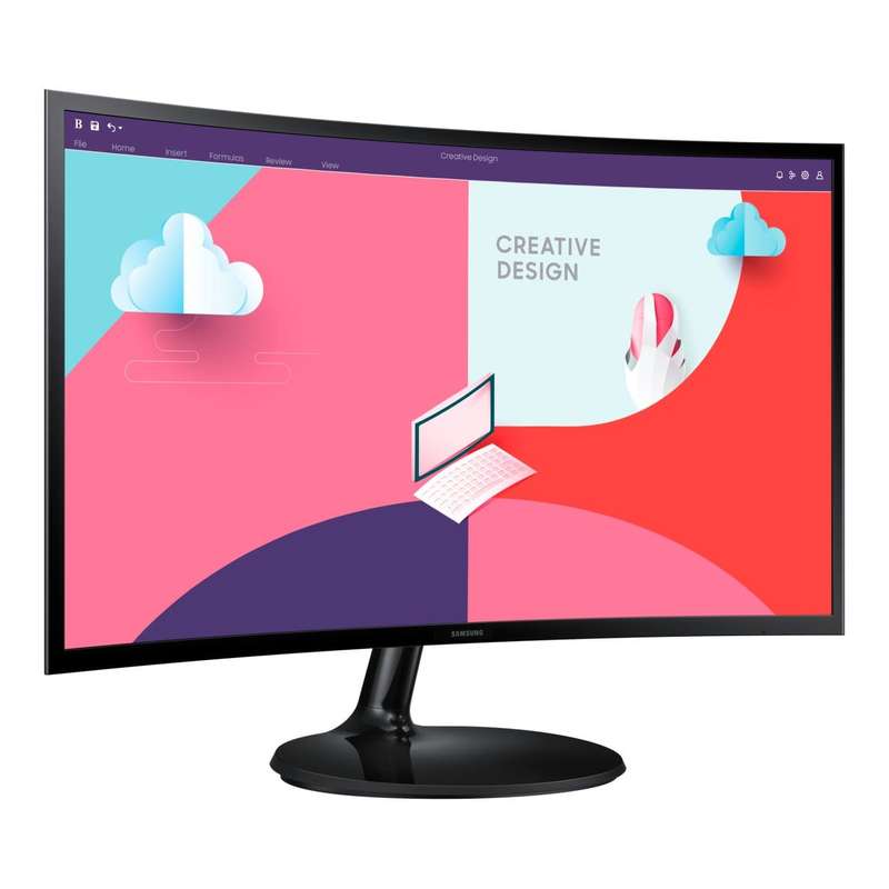 Samsung Essential S3 S36C 24-inch 1920 x 1080p FHD 16:9 75Hz 4ms LED VA Curved Monitor