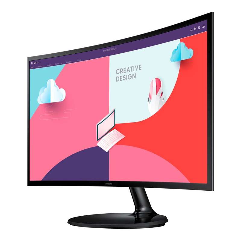 Samsung Essential S3 S36C 24-inch 1920 x 1080p FHD 16:9 75Hz 4ms LED VA Curved Monitor
