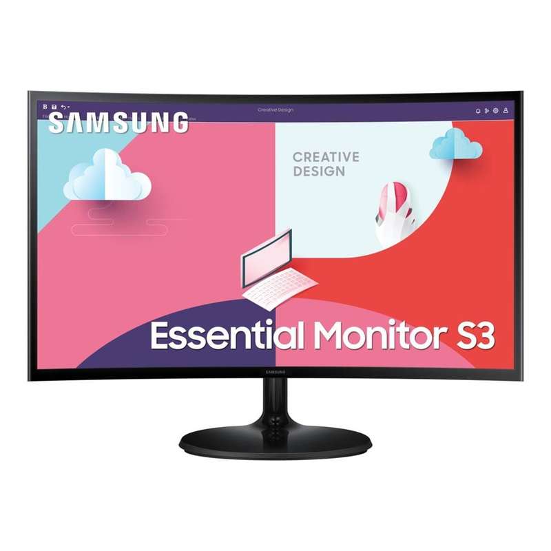 Samsung Essential S3 S36C 24-inch 1920 x 1080p FHD 16:9 75Hz 4ms LED VA Curved Monitor