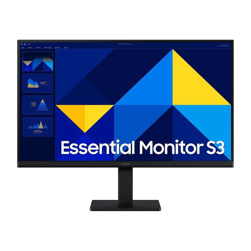 Samsung Essential S30GD 24-inch 1920 x 1080p FHD 16:9 100Hz 5ms LED IPS Monitor LS24D300GAUX