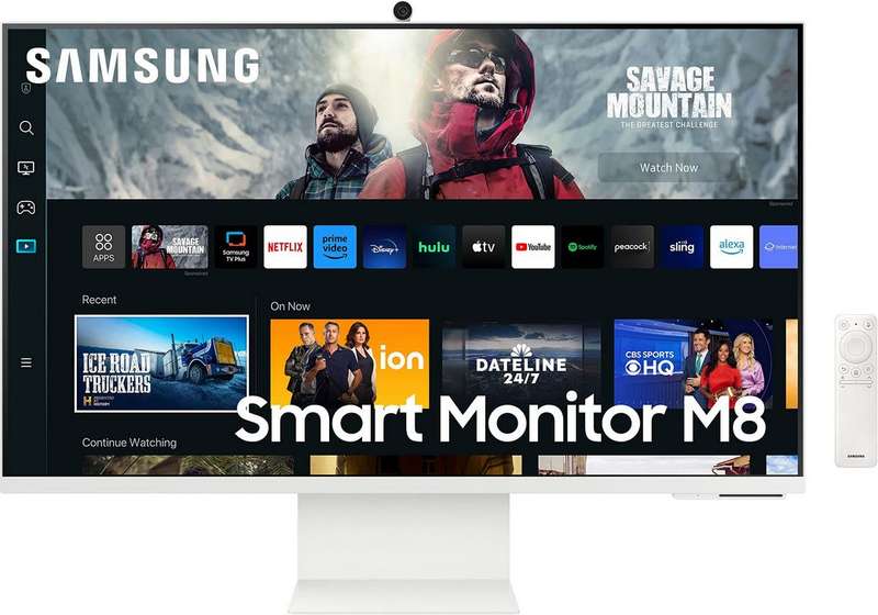 Samsung LS32CM801 White 32 inch Flat M8 HDR10+ Smart Monitor