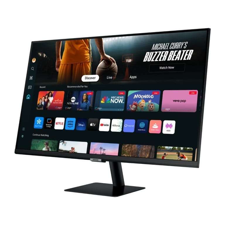 Samsung LS32DM702 32-inch 3840 x 2160p 4K UHD 16:9 4ms 60Hz LED VA Smart Monitor