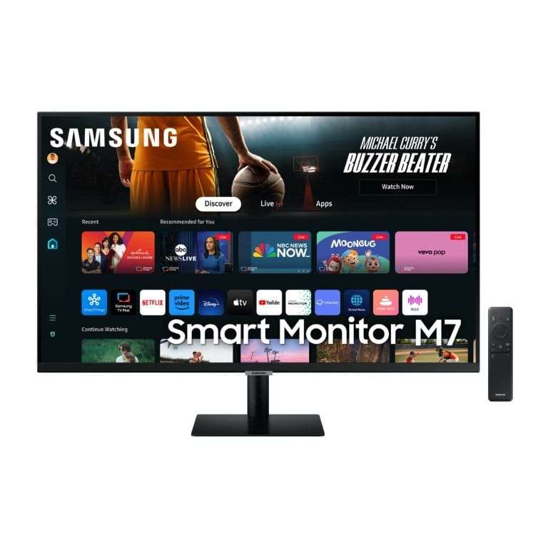 Samsung LS32DM702 32-inch 3840 x 2160p 4K UHD 16:9 4ms 60Hz LED VA Smart Monitor