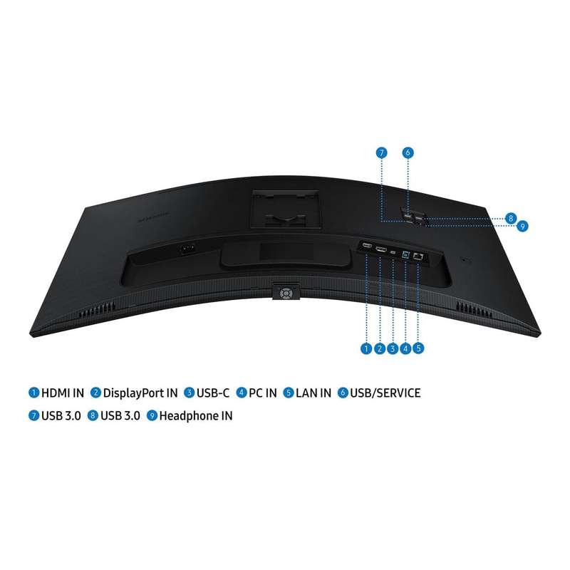 Samsung ViewFinity S6 S65UC 34-inch 3440 x 1440p UWQHD 21:9 100Hz 5ms LED VA Curved Monitor LS34C...