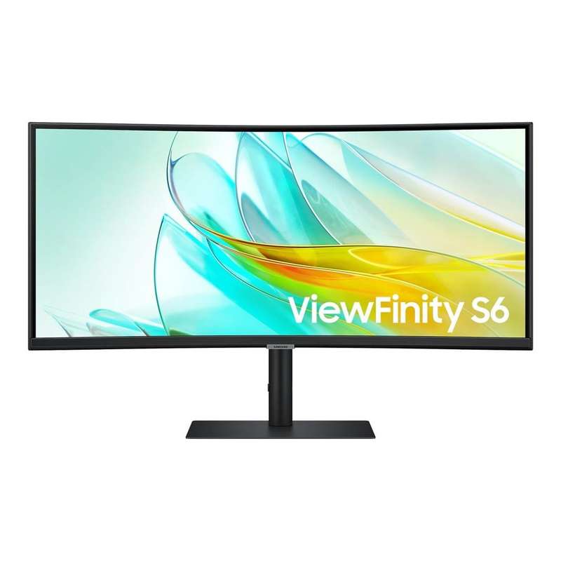 Samsung ViewFinity S6 S65UC 34-inch 3440 x 1440p UWQHD 21:9 100Hz 5ms LED VA Curved Monitor LS34C...