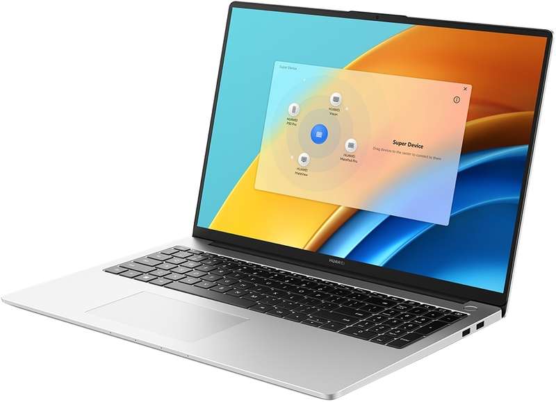 Huawei MateBook D16 12th gen Notebook i5-12450H 4.4GHz 16GB 512GB 16 inch