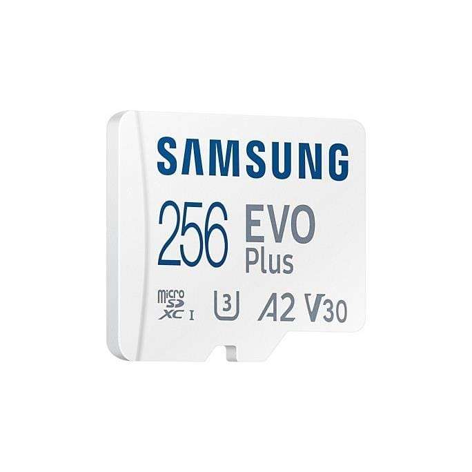 Samsung EVO+ Memory Card 256GB MicroSDXC with Adapter