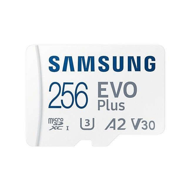 Samsung EVO+ Memory Card 256GB MicroSDXC with Adapter