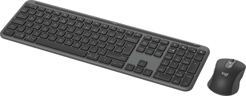 Logitech 920-012490 Signature Slim MK950 Graphite Wireless Keyboard and Mouse Combo