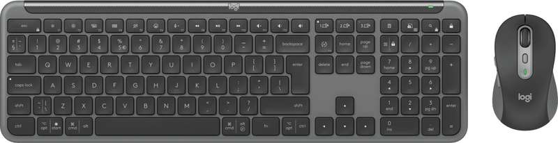 Logitech 920-012490 Signature Slim MK950 Graphite Wireless Keyboard and Mouse Combo