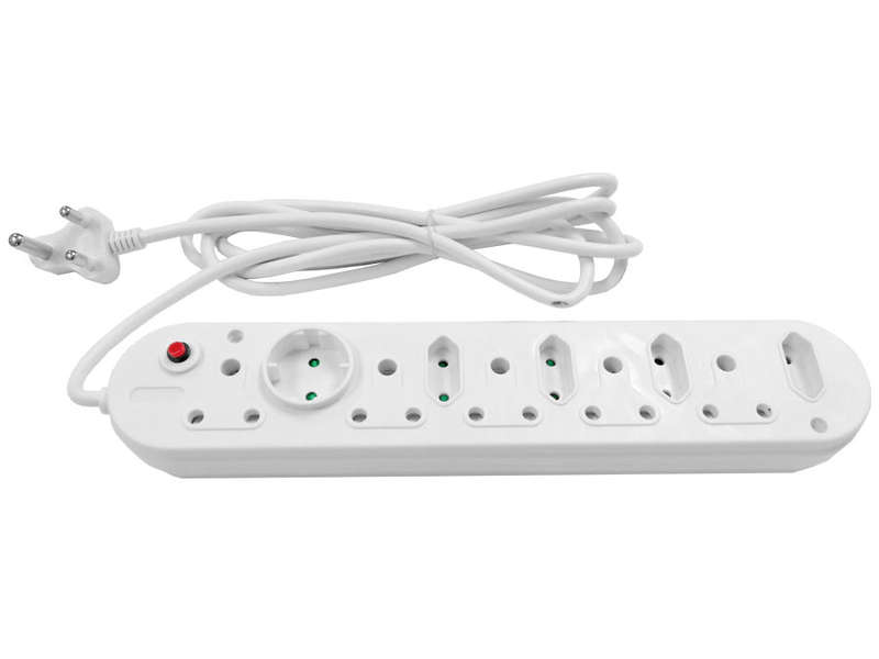 Multi Plug 5x16A 5x5A 3m Cord