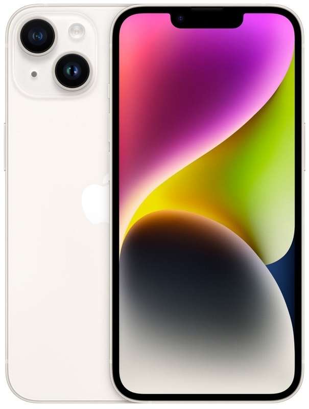 Apple iPhone 14 6.1 inch 128GB 5G A15 Bionic Chip - Starlight