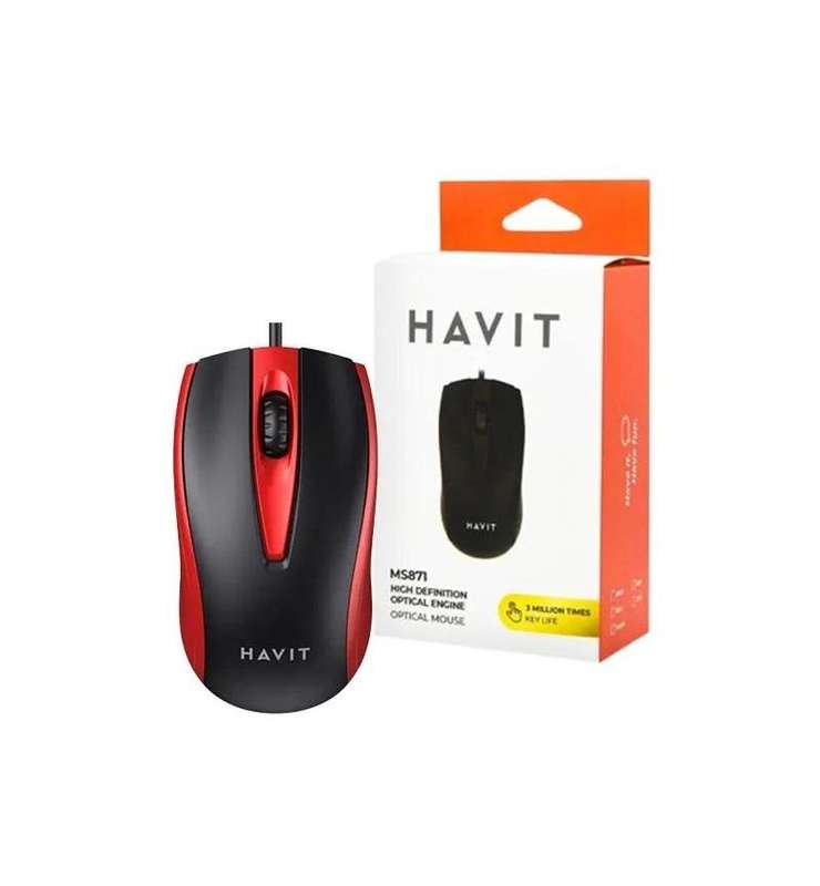 Havit USB Mouse Red