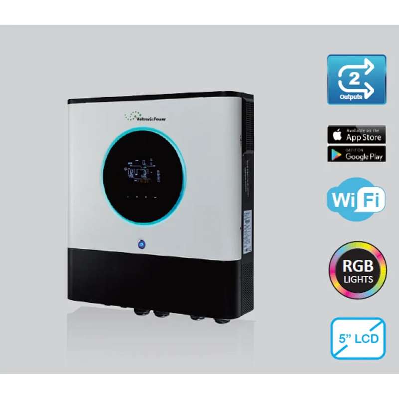 RCT Axpert MX2 Twin 8KVA/8KW Inverter 48V Dual Output 2x4000W MPPT Built in BMS and Wifi