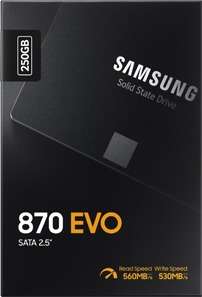 Samsung - 870 EVO SATA III 2.5 inch SSD 250GB