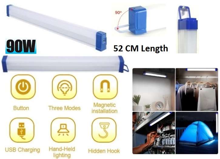 Nobel Portable And Rechargeable USB 90w Tube Light