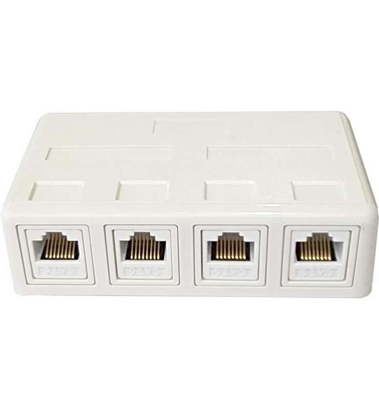 4 way RJ45 Wall Box