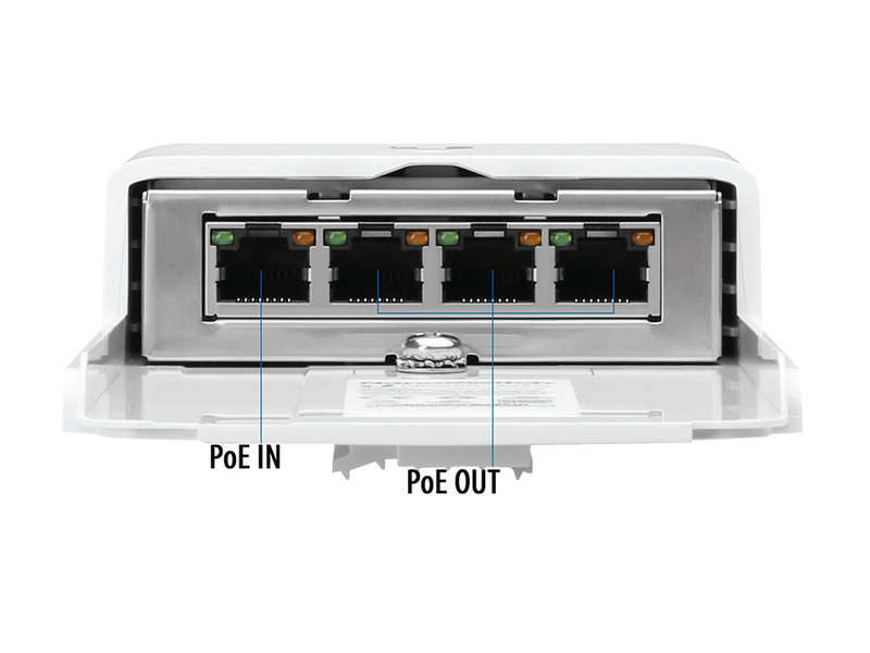 Ubiquiti Nanoswitch Outdoor 4xGE with 3xPOE Out | N-SW