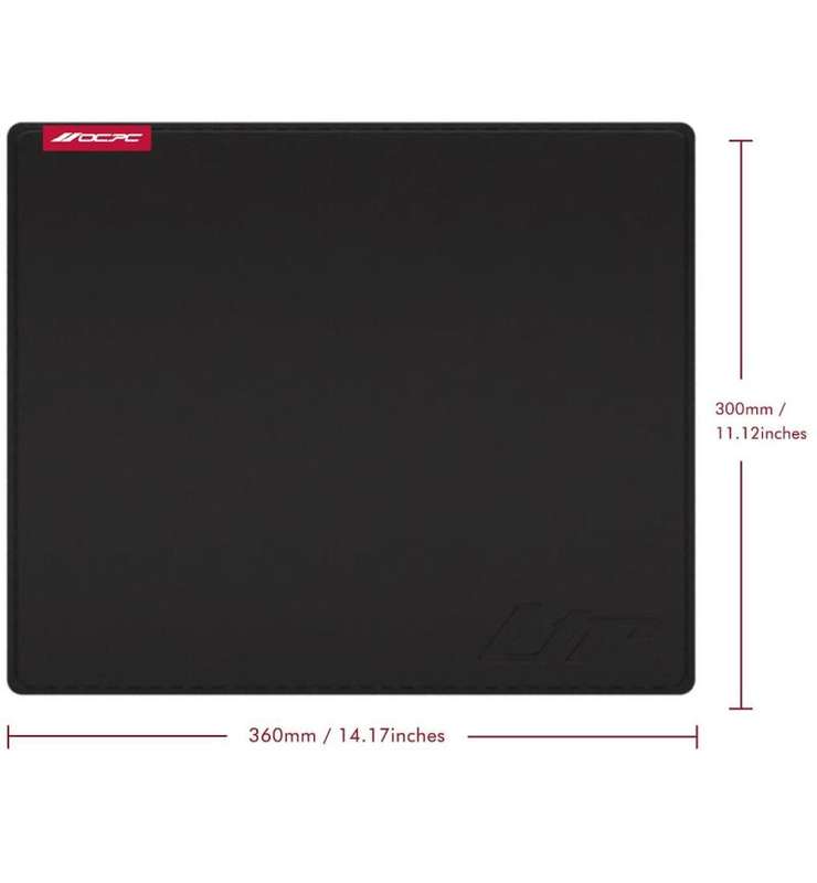 OCPC LTR Gaming Mousepad MED Black